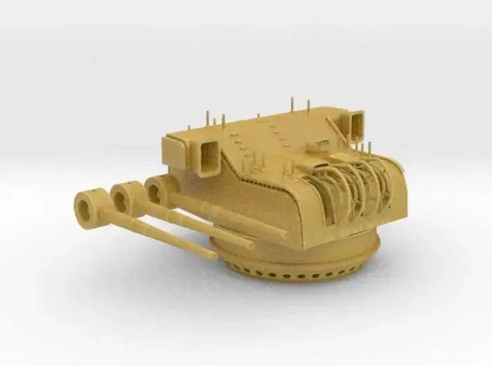 1/96 IJN 15.5cm/60 3rd year type naval turret - distefan 3d print