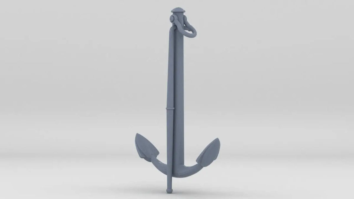 1/96 IJN 400lbs, Admiralty Pattern Anchor - distefan 3d print