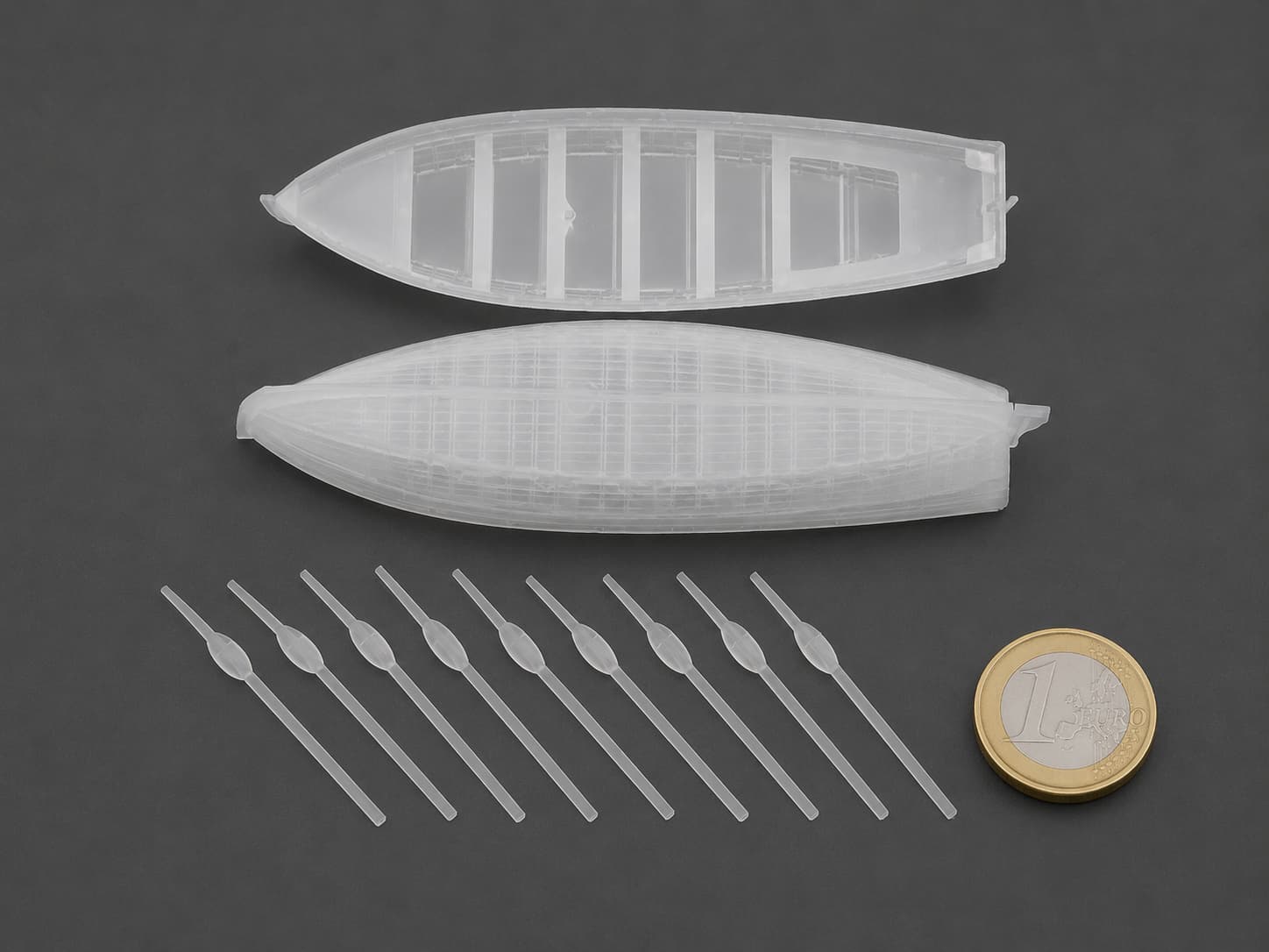 1/96 IJN 9m Cutter w/ Paddles Resin3Dinteractive – alternate view