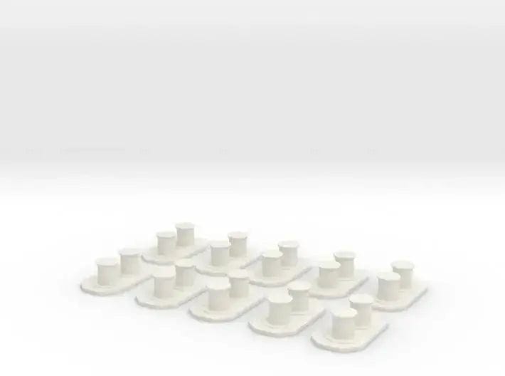 1/96 IJN bollard set 10pcs - distefan 3d print