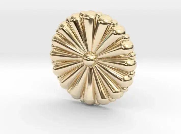 1/96 IJN gold chrysanthemum - distefan 3d print