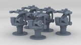 1/96 IJN Machine Gun High Angle Directors Set (5pcs)