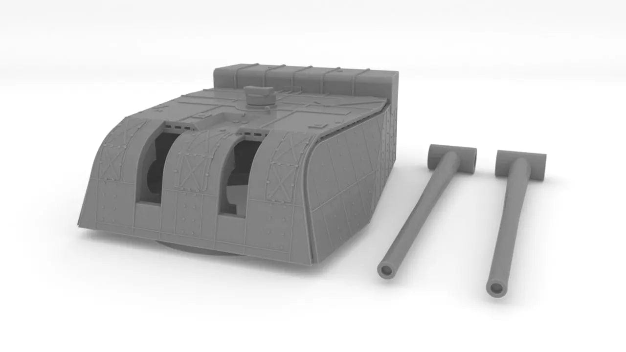 1/96 IJN Maya Aft Turret 1 Set - distefan 3d print