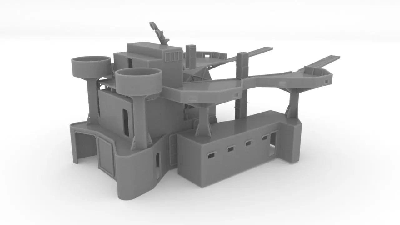 1/96 IJN Maya Amidships Structure Part 2 - distefan 3d print