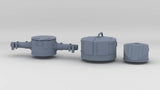 1/96 IJN Maya Forward Bridge Rangefinder Set (3pcs)