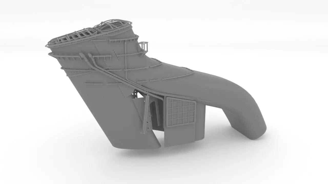 1/96 IJN Maya Forward Funnel - distefan 3d print