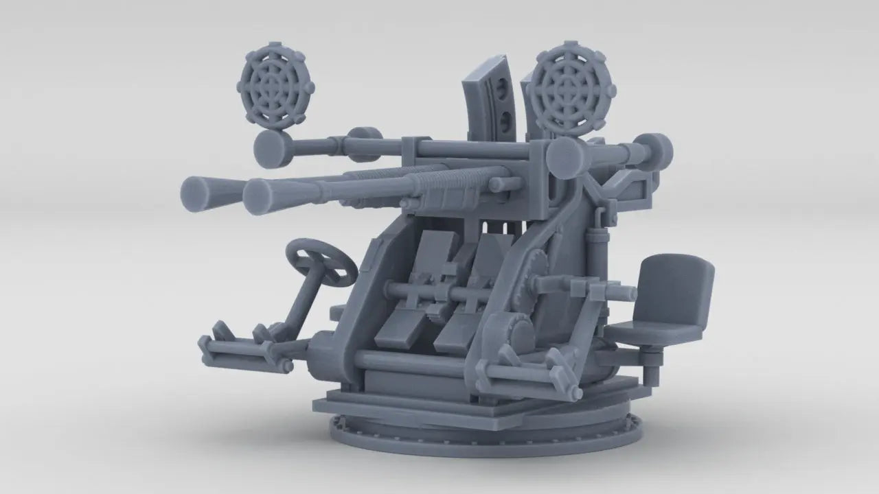 1/96 IJN Type 96 25mm Dual Purpose Gun - distefan 3d print