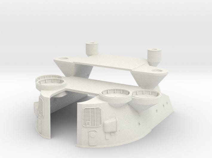 1/96 IJN Yamato bridge structure part 7 - distefan 3d print