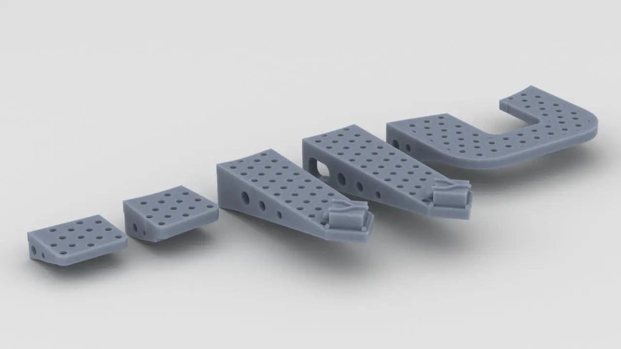 1/96 IJN Yamato Forward Bridge Structure Platforms Set (5pcs) - distefan 3d print