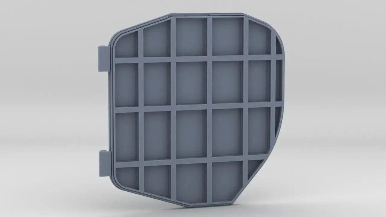 1/96 IJN Yamato Inner Boat Hanger Door Closed Starboard - distefan 3d 