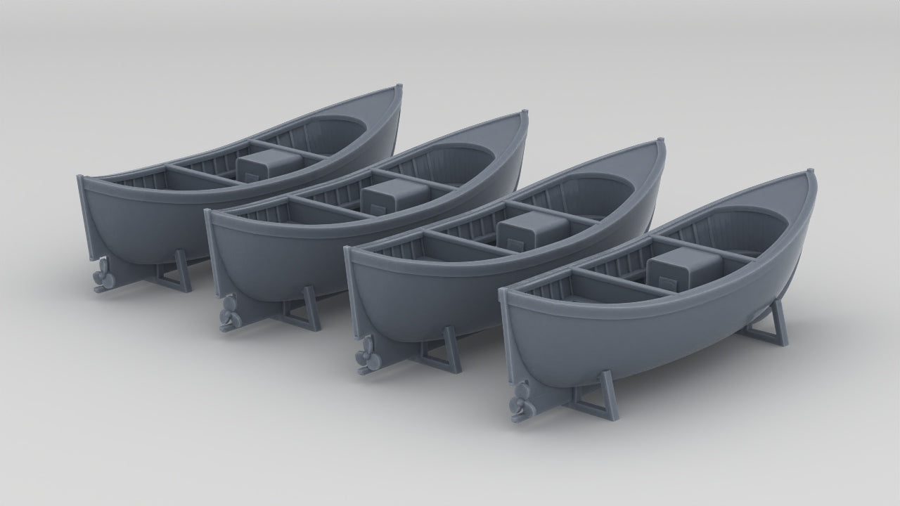 1/96 US Liberty-class 24ft Lifeboats Set (4pcs) - distefan 3d print – alternate view