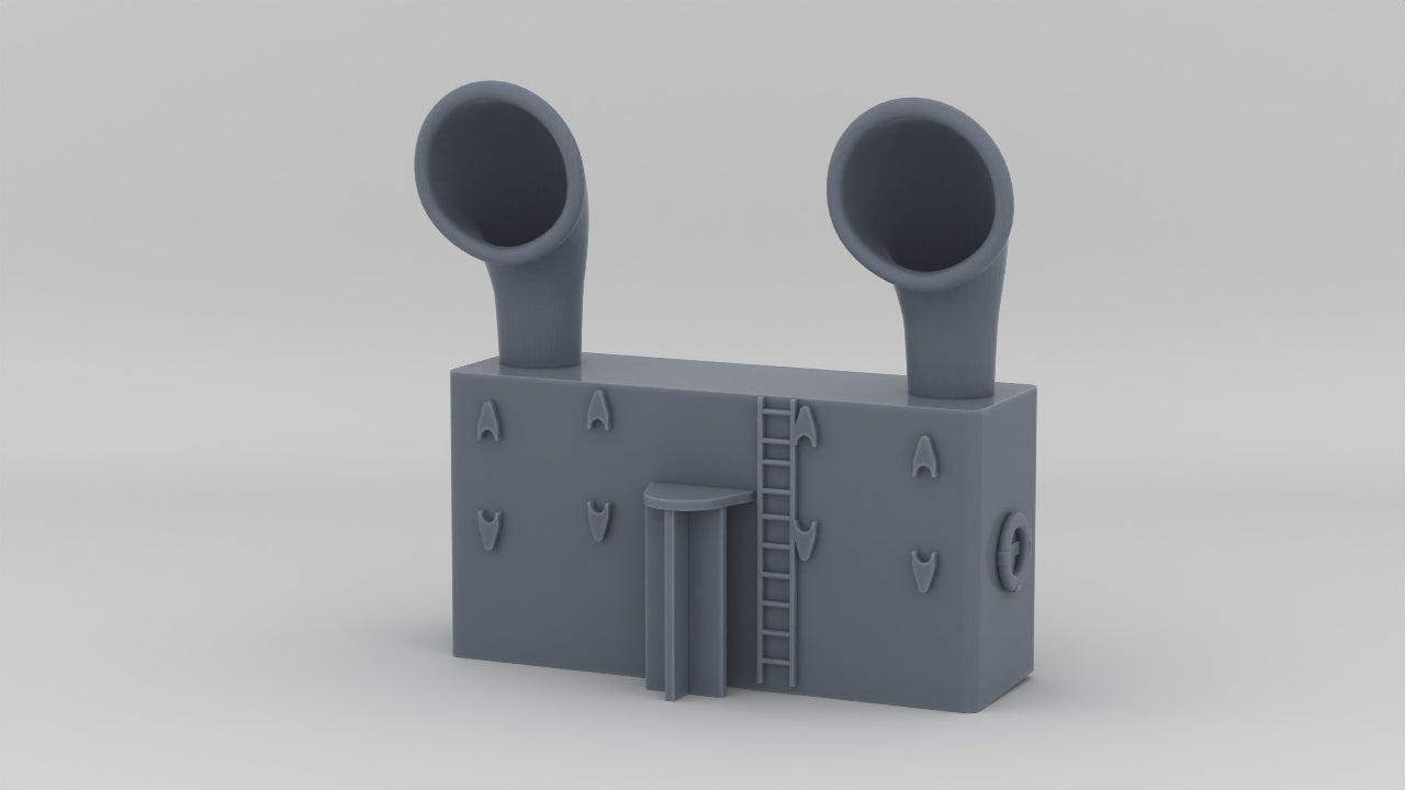 1/96 US Liberty-class Aft Mast House - distefan 3d print