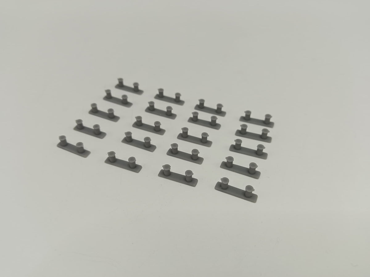 1/96 US Liberty-class Bollards (Bitts) Set (20pcs) - distefan 3d print