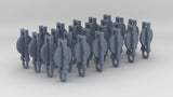 1/96 US Liberty-class Mast Cargo Block Set (24pcs)