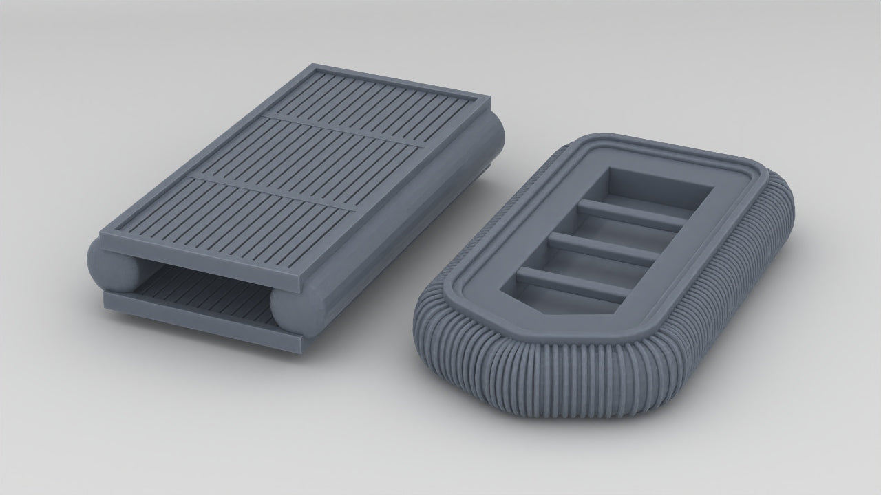 1/96 US Liberty-class Slanted Life Raft "Slides" Port Set (2pcs) - distefan 3d print