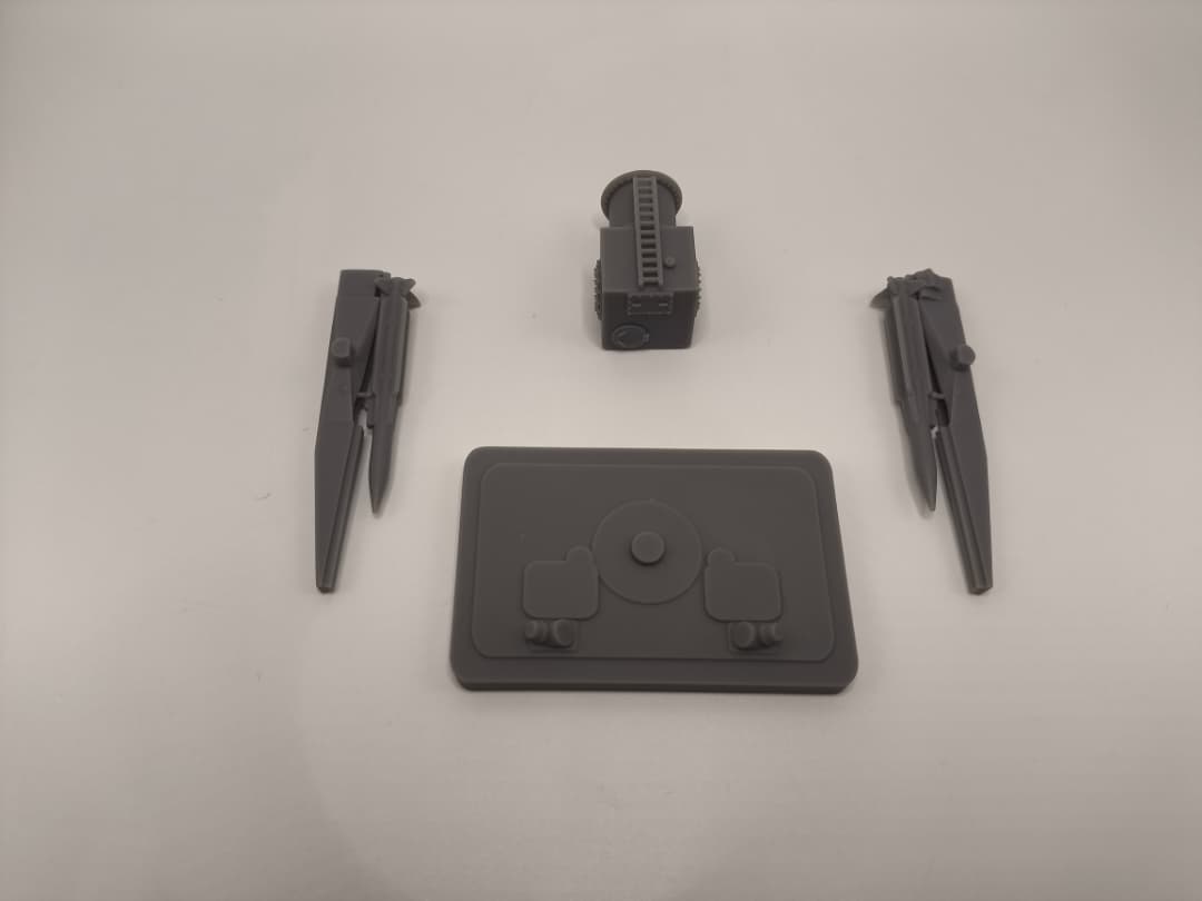 1/96 US Mk-26 Guided Missile Launcher w/ SM-2 Missiles Set - distefan 3d print