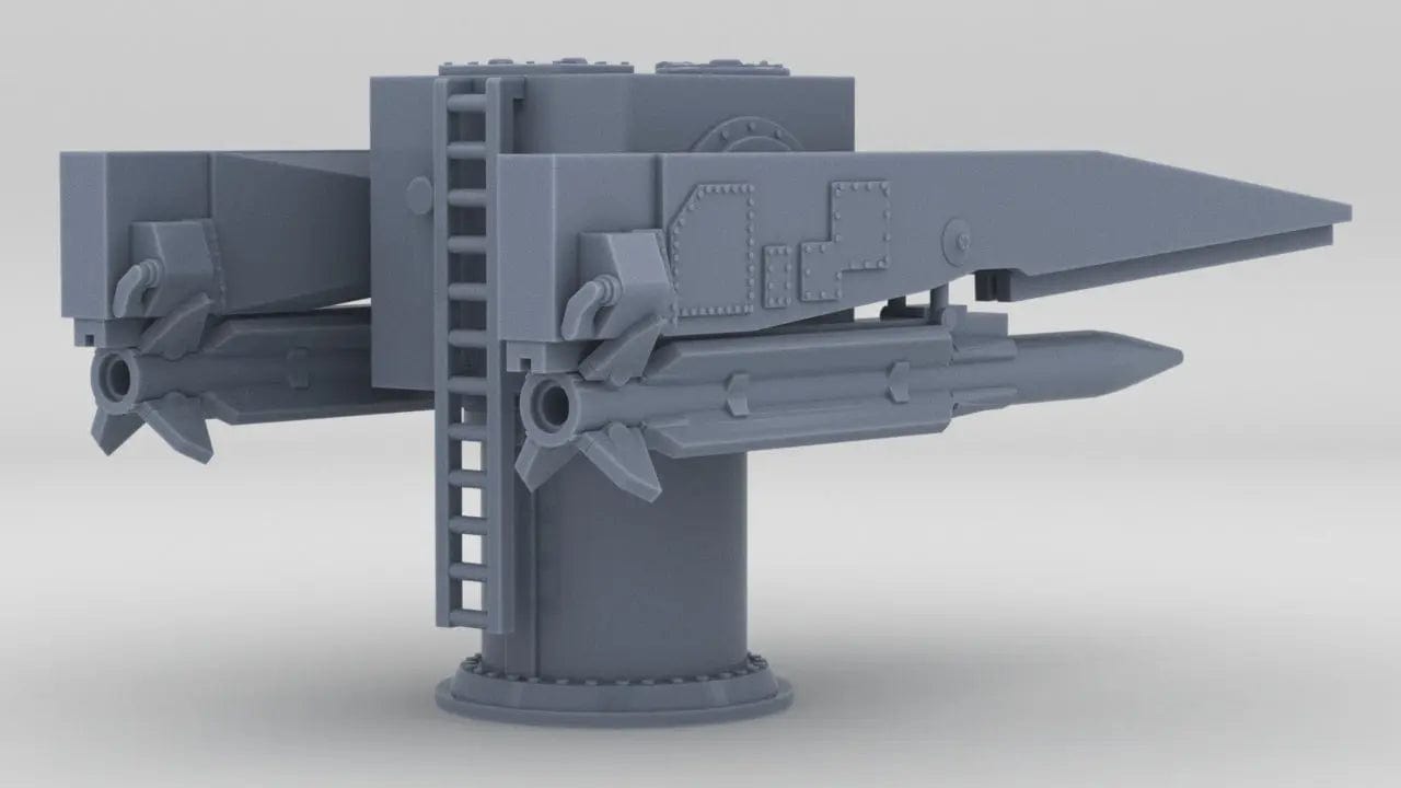 1/96 US Mk-26 Guided Missile Launcher w/ SM-2 Missiles v1 - distefan 3d print