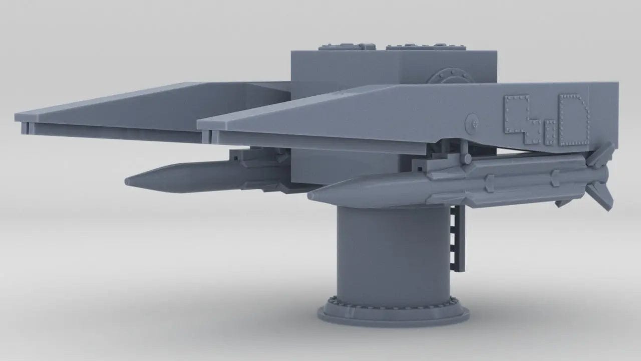 1/96 US Mk-26 Guided Missile Launcher w/ SM-2 Missiles v1 - distefan 3d print