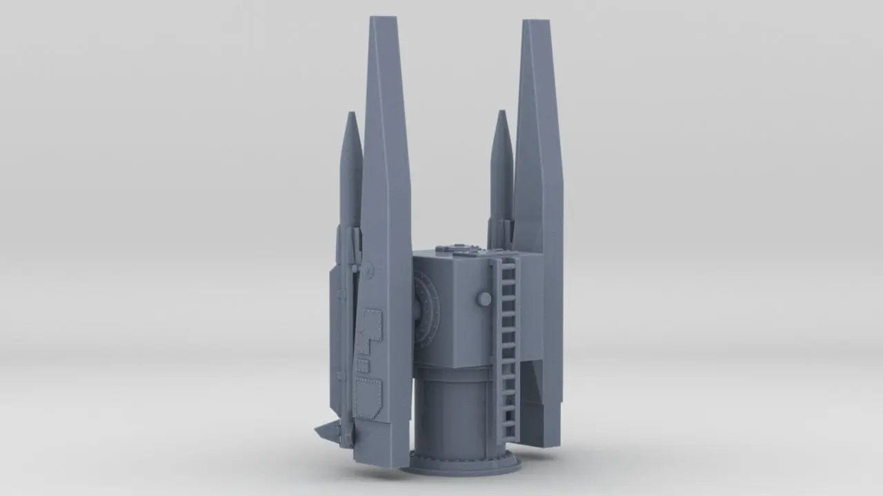 1/96 US Mk-26 Guided Missile Launcher w/ SM-2 Missiles v2 - distefan 3d print