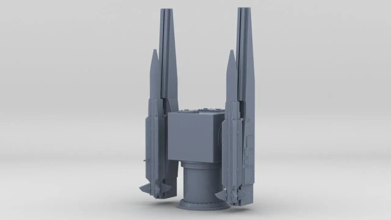 1/96 US Mk-26 Guided Missile Launcher w/ SM-2 Missiles v2 - distefan 3d print