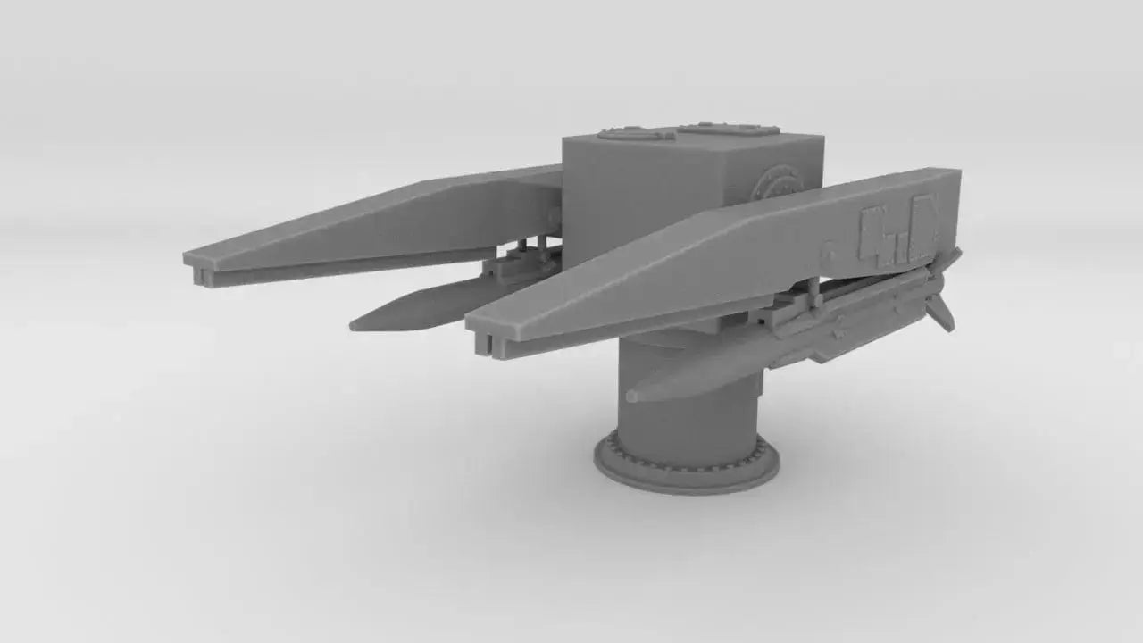 1/96 US Mk-26 Guided Missile Launcher with SM-2 Missiles v1 - distefan 3d print