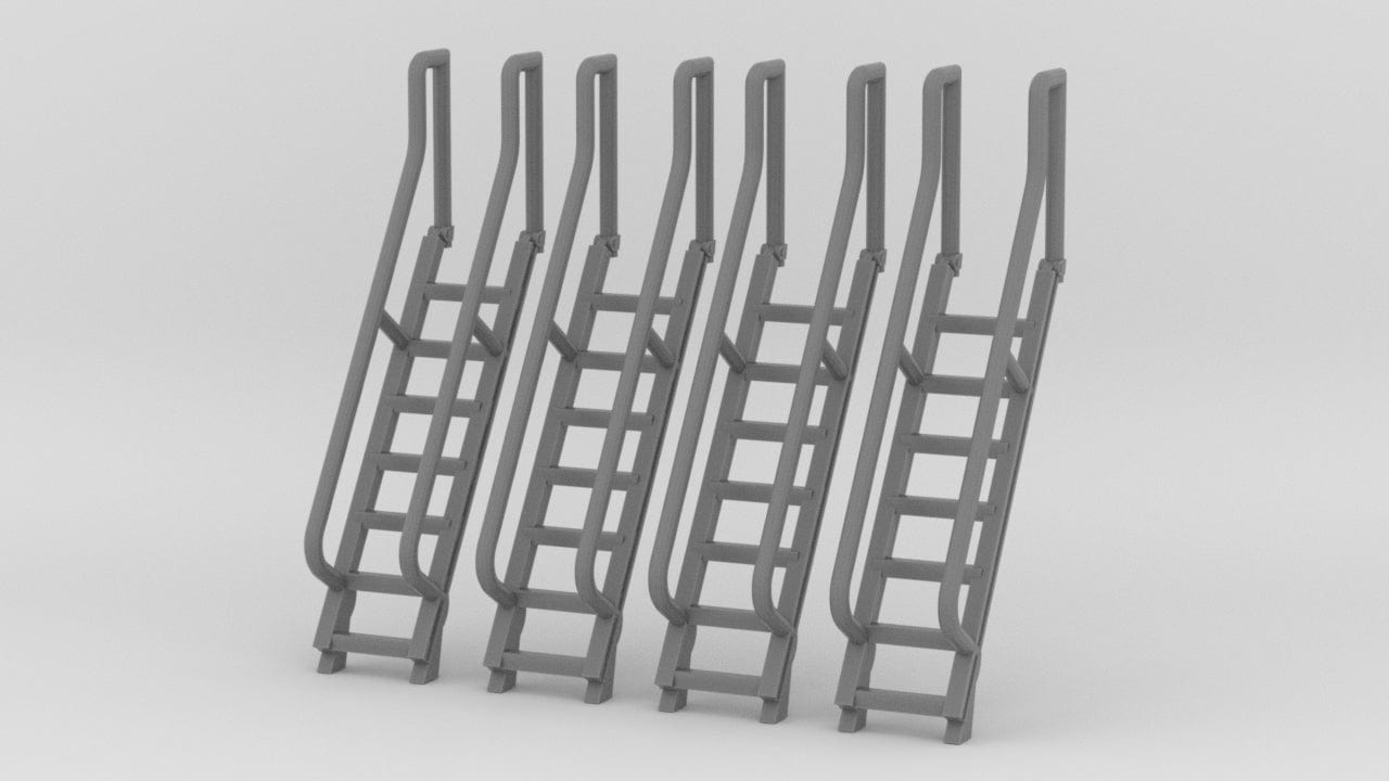 1/96 US Typical Ladders Set 4pcs - distefan 3d print