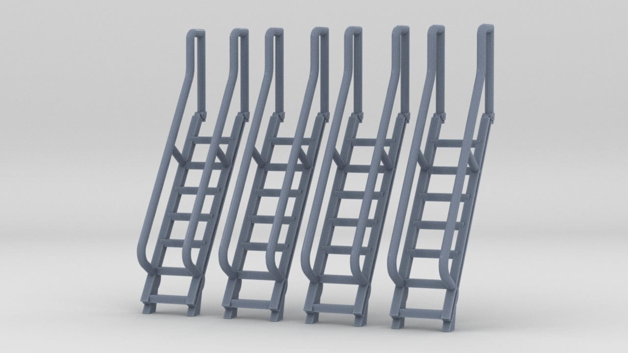 1/96 US Typical Ladders Set 4pcs - distefan 3d print
