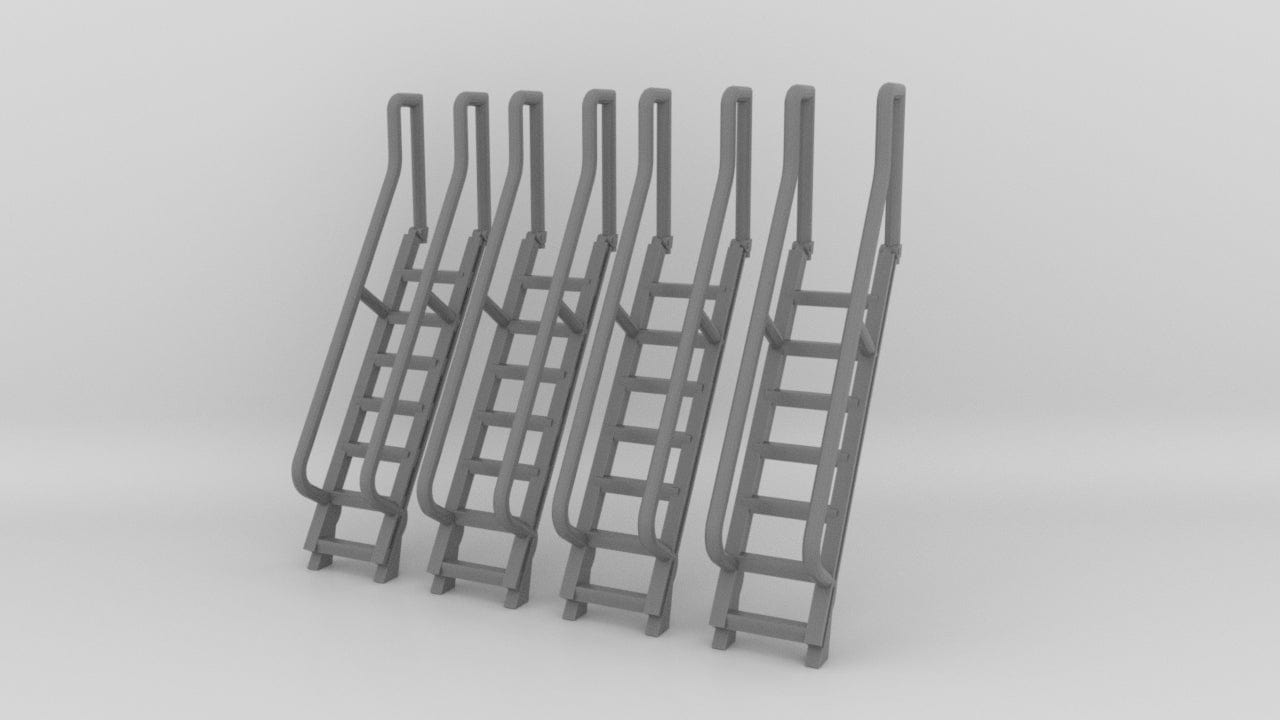 1/96 US Typical Ladders Set 4pcs - distefan 3d print