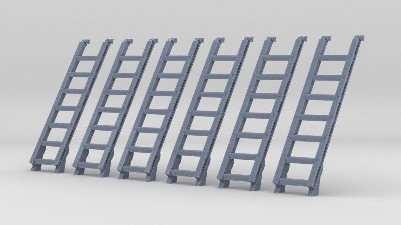 1/96 US Typical Ladders Set 6pcs - distefan 3d print