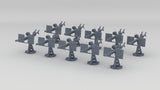 1/96 USN 20mm Single Oerlikon Mk10 w/ Shield Set (10pcs)