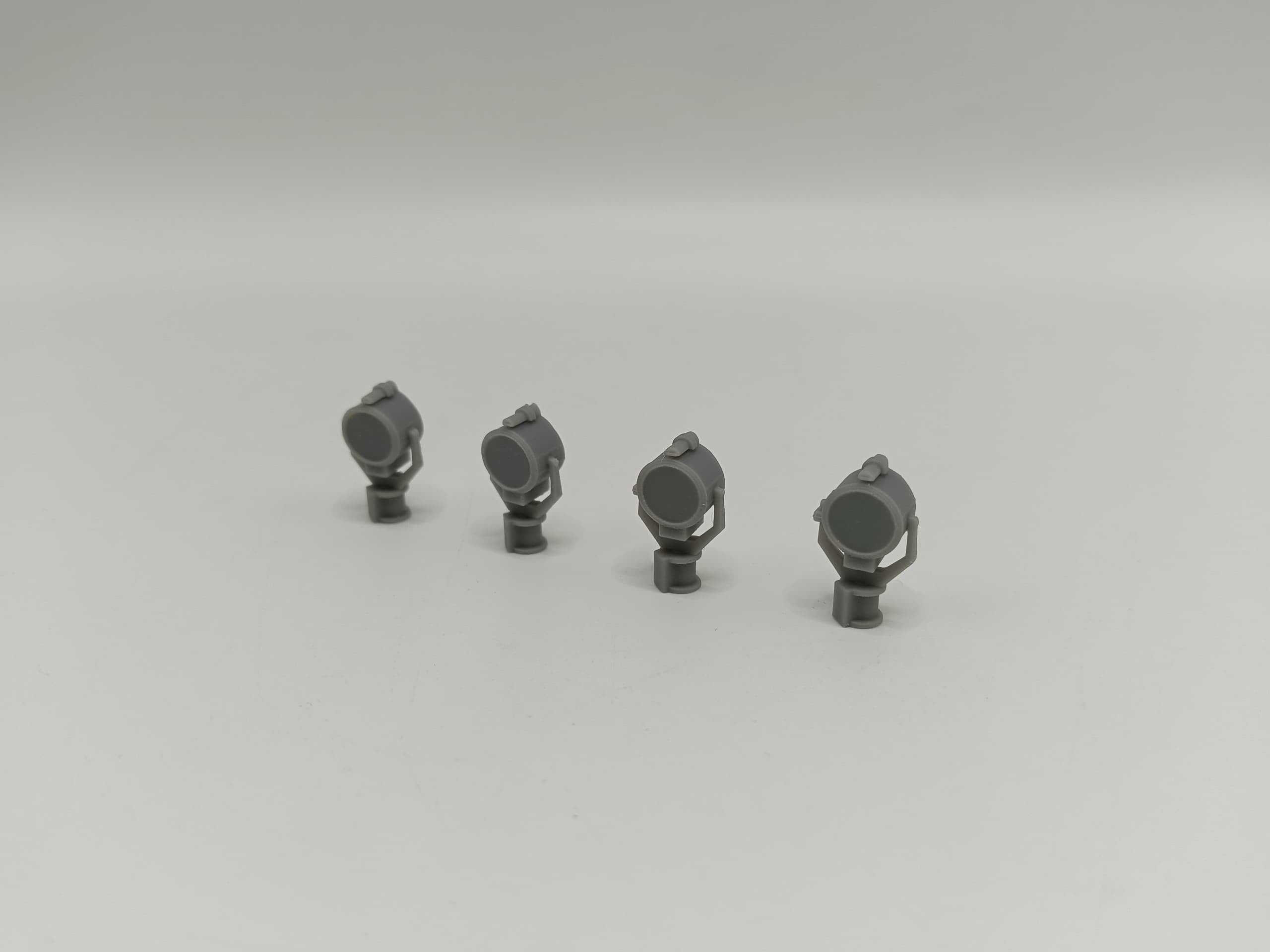 1/96 USN 24-Inch Searchlight Set (4pcs) - distefan 3d print – alternate view