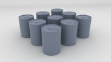 1/96 USN 300lb Depth Charges Mk6 Set (9pcs)
