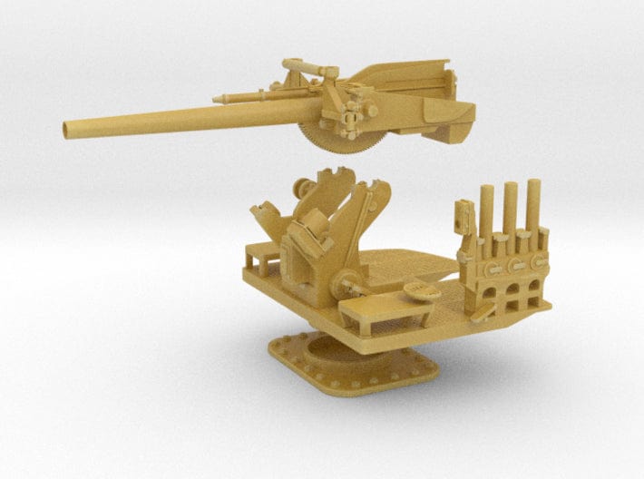 1/96 5 inch 25 (12.7 cm) Deck AA Gun KIT - distefan 3d print