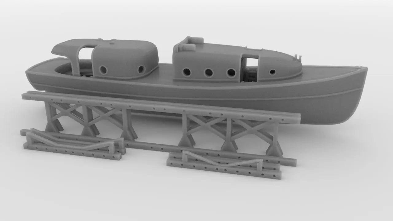 1/96 USN Admirals Boat Set - distefan 3d print