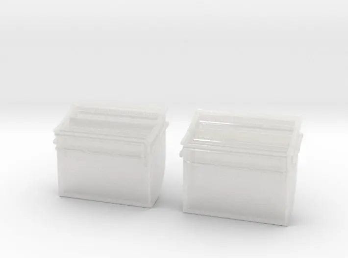 1/96 USN box for signal flag set 2pcs - distefan 3d print