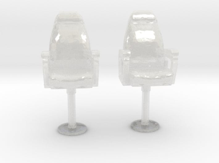 1/96 USN captain chair set 2pcs - distefan 3d print