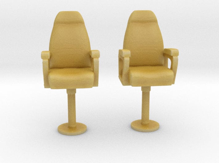 1/96 USN captain chair set 2pcs - distefan 3d print