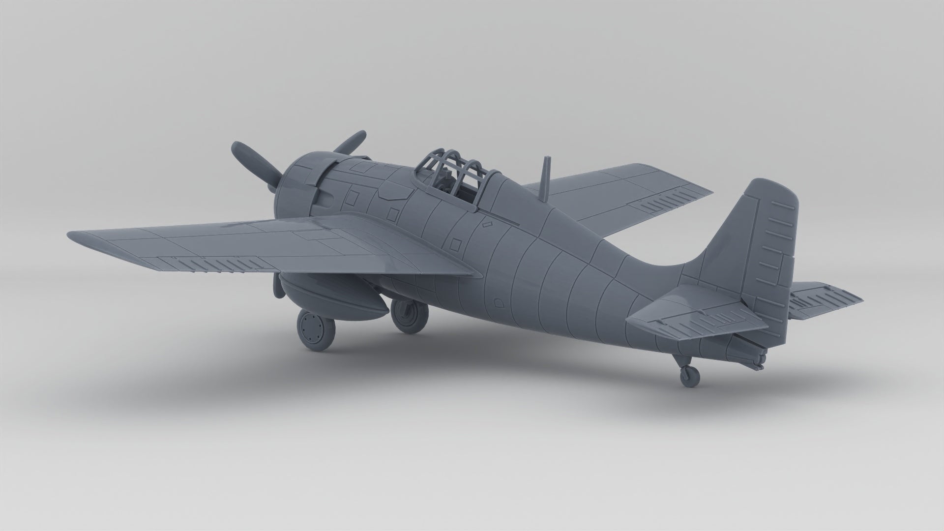 1/96 USN Grumman FM-2 Wildcat Aircraft - distefan 3d print
