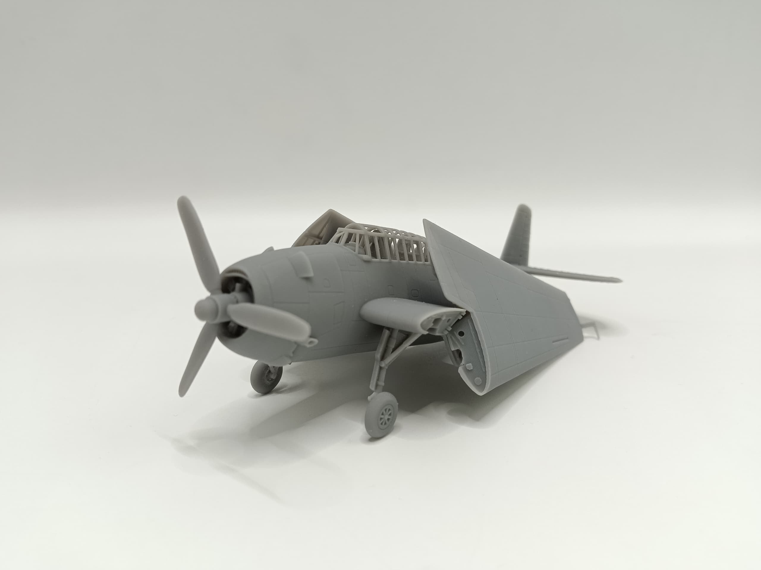 1/96 USN Grumman FM-2 Wildcat Aircraft (Wings Folded) - distefan 3d print