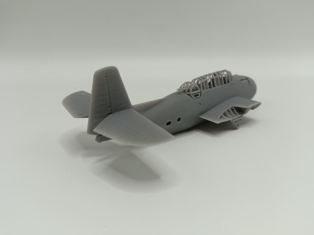 1/96 USN Grumman FM-2 Wildcat Aircraft (Wings Folded) - distefan 3d print