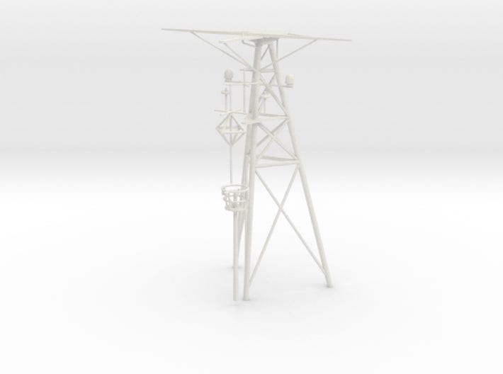 1/96 USN Indianapolis Aft Mast KIT - distefan 3d print