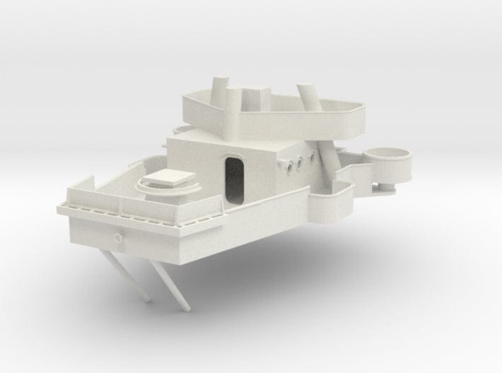 1/96 USN Indianapolis Fore Structure Deck 4 - distefan 3d print