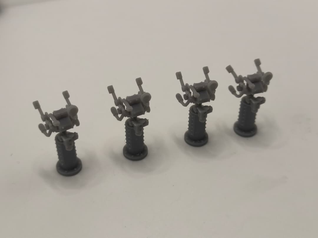 1/96 USN Mk51 Director Set (4pcs) Protosoon – alternate view