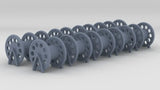 1/96 USN Rope Reels (Small) Set (10pcs)