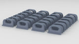 1/96 USN South Dakota 21inch Closed Chocks Set (24pcs)