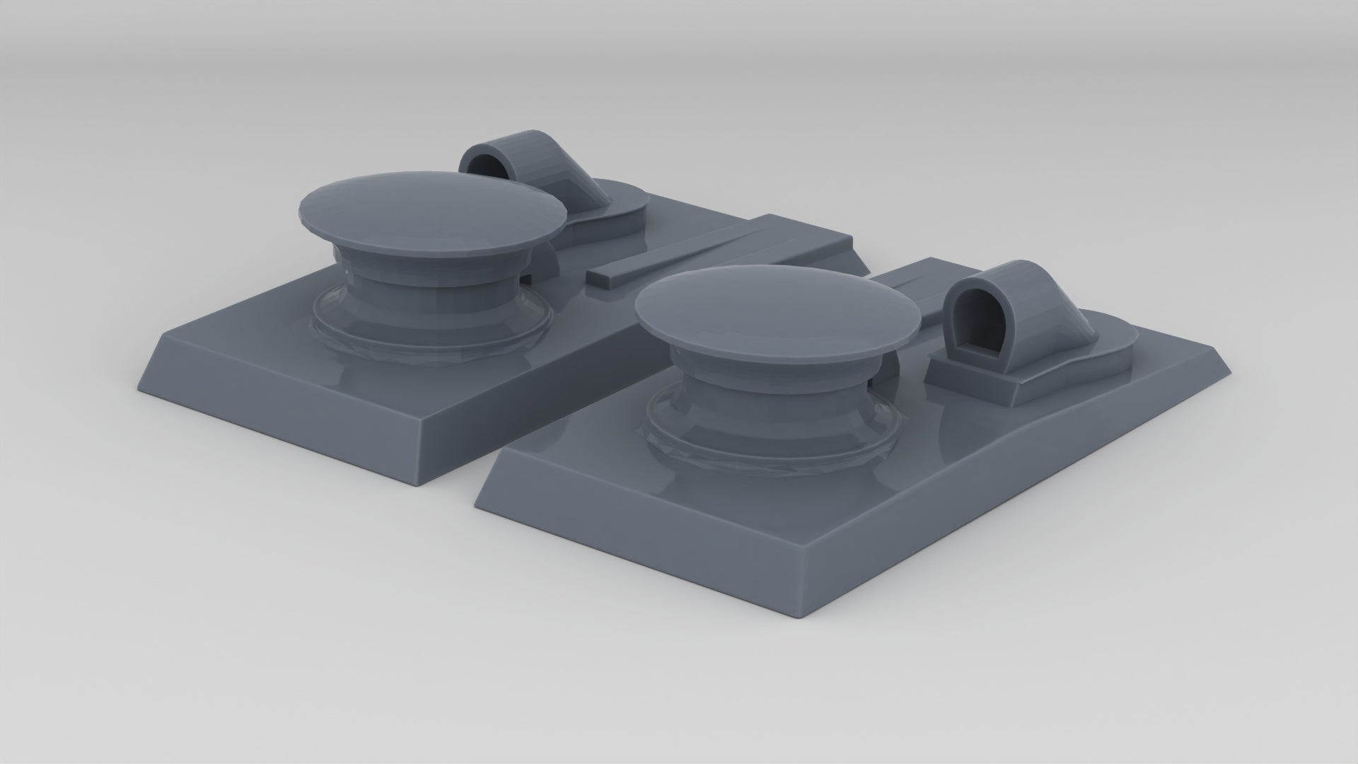 1/96 USN Wildcat Chain Pipe Set (2pcs) Resin3Dinteractive
