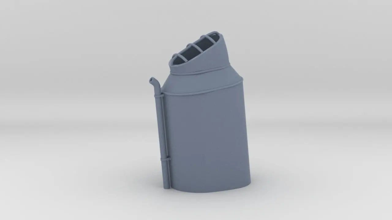 1/96 USS Baltimore (CA-68) Aft Funnel - distefan 3d print