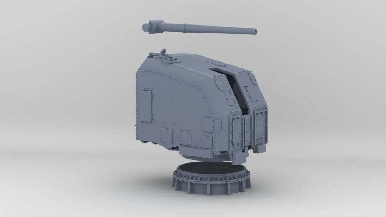 1/96 USS Cecil J. Doyle Stern 5"/38 Cal. Gun Mount - distefan 3d print