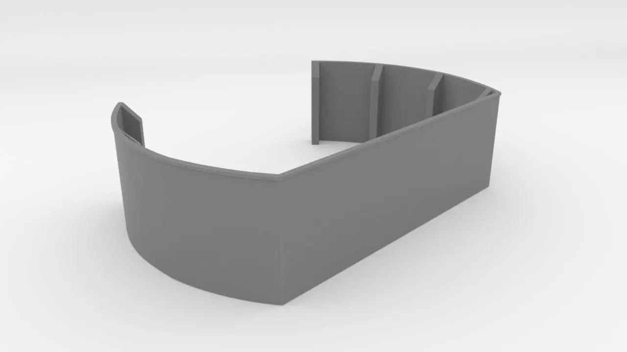 1/96 USS Fletcher 40mm Twin Amidships Tub - distefan 3d print