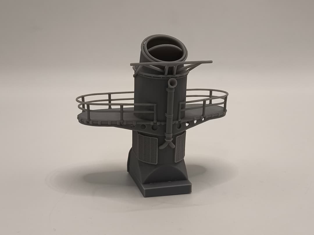 1/96 USS Fletcher Funnel 2 Searchlight Platform - Protosoon
